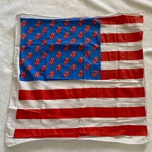 ROLLING STONES American Flag Handkerchief